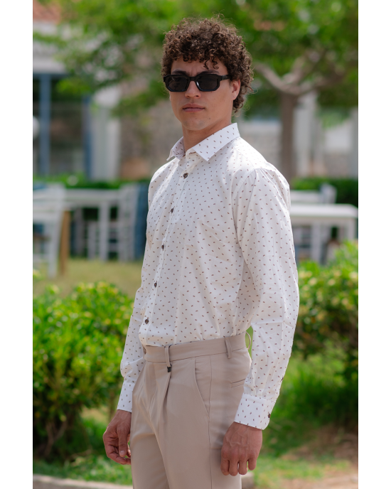 Πουκάμισο Tessuti άσπρο SLIM FIT