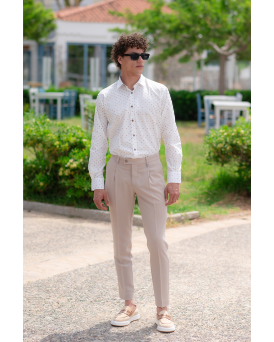 Πουκάμισο Tessuti άσπρο SLIM FIT