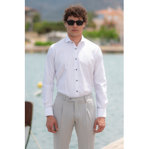 Πουκάμισο Tessuti άσπρο