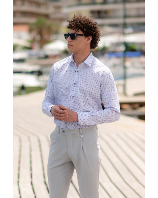 Πουκάμισο Tessuti άσπρο SLIM FIT