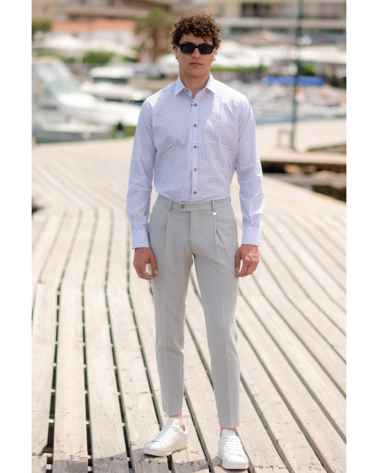 Πουκάμισο Tessuti άσπρο SLIM FIT