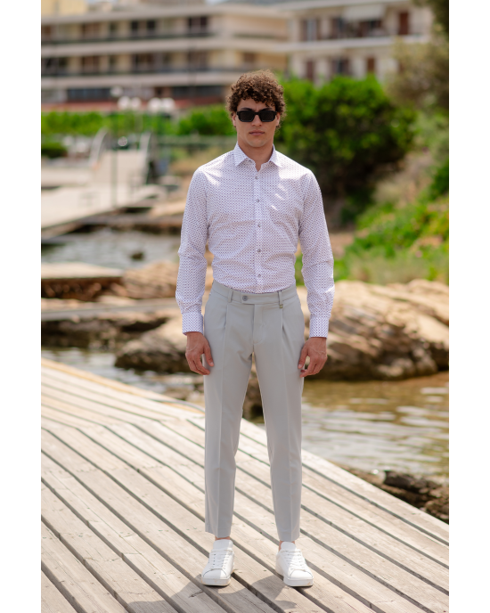 Πουκάμισο Tessuti άσπρο SLIM FIT