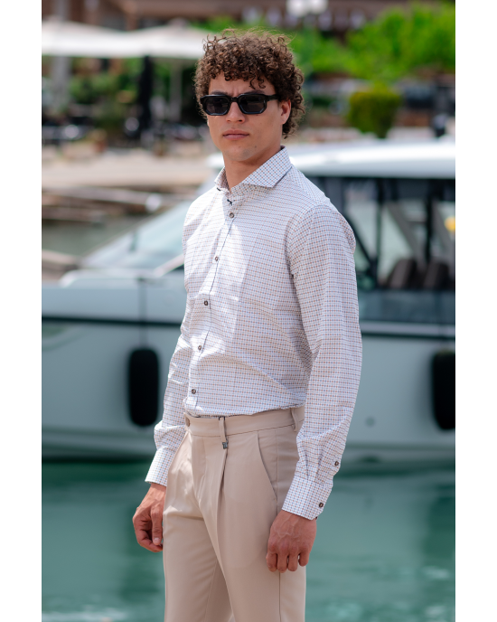 Πουκάμισο Tessuti άσπρο SLIM FIT