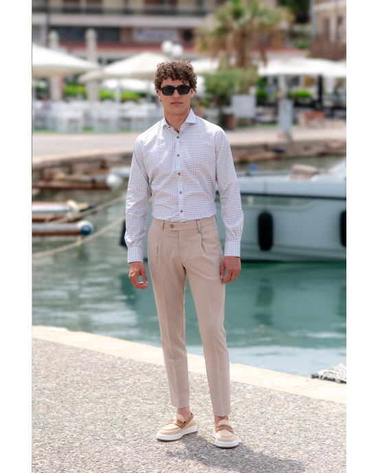 Πουκάμισο Tessuti άσπρο SLIM FIT