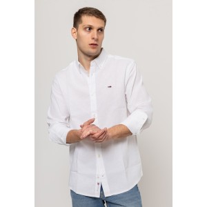 Πουκάμισο Tommy Jeans άσπρο