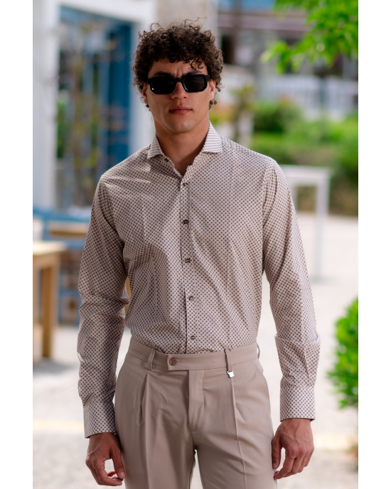 Πουκάμισο Tessuti άσπρο SLIM FIT