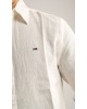 Πουκάμισο Tommy Jeans άσπρο SLIM FIT