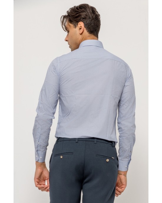 Πουκάμισο 19V69 Italia Versace Abbigliamento άσπρο SLIM FIT