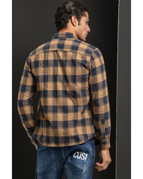 Πουκάμισο μπεζ SLIM FIT