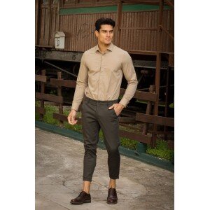 Πουκάμισο Vittorio μπεζ Πουκάμισο Vittorio μπεζ