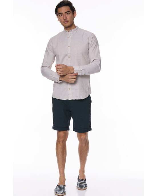 Πουκάμισο Jack n Jones Μπεζ Πουκάμισο Jack n Jones Μπεζ