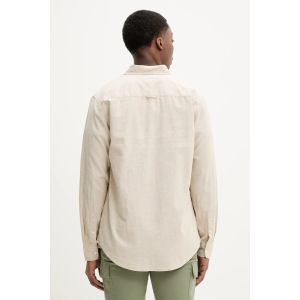 Πουκάμισο Tommy Jeans μπεζ