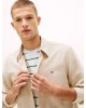 Πουκάμισο Tommy Jeans μπεζ SLIM FIT