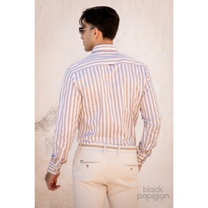 Πουκάμισο Vittorio μπεζ Πουκάμισο Vittorio μπεζ