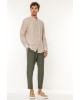 Πουκάμισο Vittorio μπεζ SLIM FIT