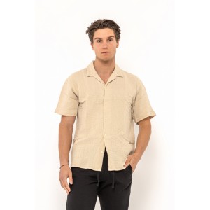 Πουκάμισο Jack n Jones μπεζ