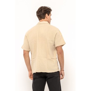 Πουκάμισο Jack n Jones μπεζ