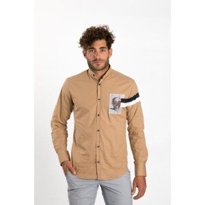 Πουκάμισο Stefan σε κάμελ απόχρωση