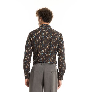 Πουκάμισο Vittorio καφέ Πουκάμισο Vittorio καφέ