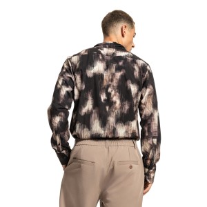 Πουκάμισο Vittorio καφέ Πουκάμισο Vittorio καφέ