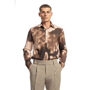 Πουκάμισο Vittorio καφέ