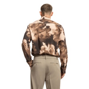 Πουκάμισο Vittorio καφέ Πουκάμισο Vittorio καφέ