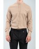 Πουκάμισο Vittorio καφέ SLIM FIT