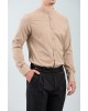 Πουκάμισο Vittorio καφέ SLIM FIT