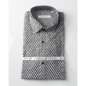 Πουκάμισο Vittorio γκρι Πουκάμισο Vittorio γκρι