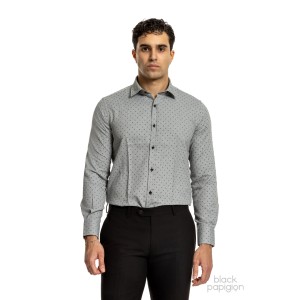 Πουκάμισο Tessuti γκρι Πουκάμισο Tessuti γκρι