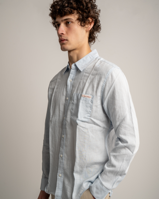 Πουκάμισο Calvin Klein γαλάζιο