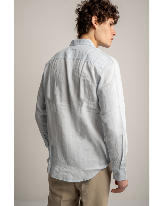 Πουκάμισο Calvin Klein γαλάζιο SLIM FIT