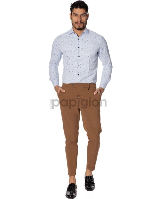 Πουκάμισο Vittorio γαλάζιο SLIM FIT