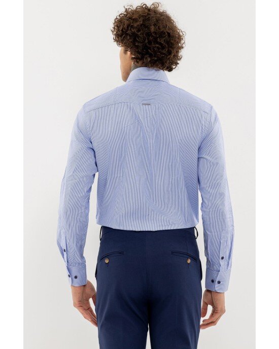 Πουκάμισο Vittorio γαλάζιο SLIM FIT