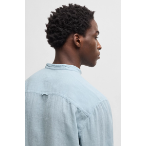 Πουκάμισο Λίνο Hugo γαλάζιο Πουκάμισο Λίνο Hugo γαλάζιο