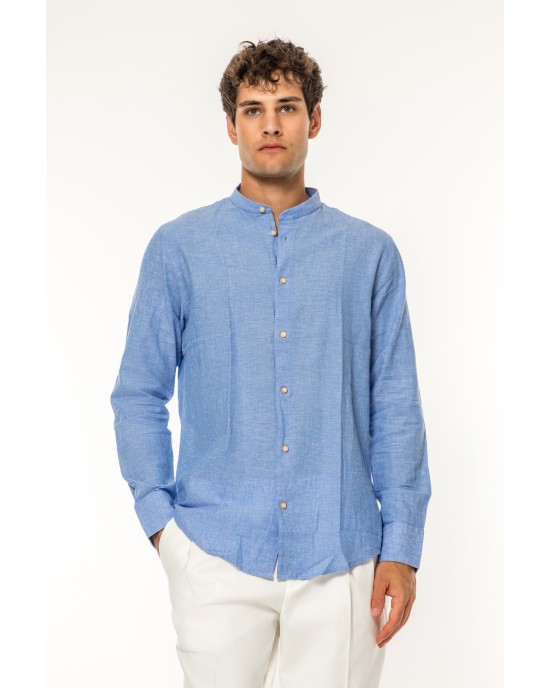 Πουκάμισο Vittorio γαλάζιο SLIM FIT
