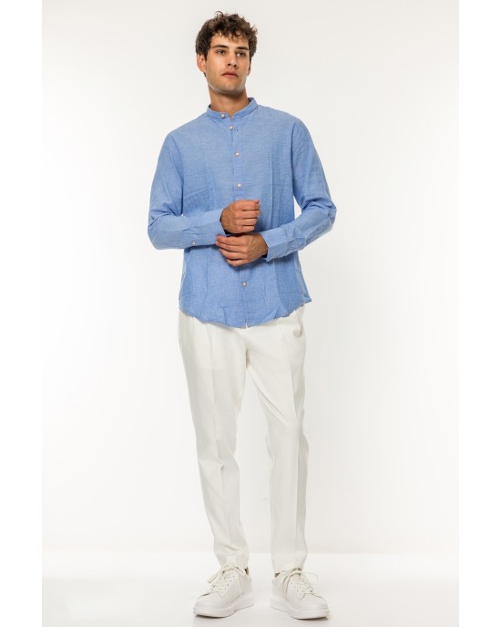Πουκάμισο Vittorio γαλάζιο SLIM FIT