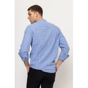 Πουκάμισο Tommy Jeans γαλάζιο