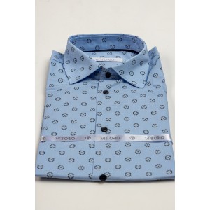 Πουκάμισο Vittorio γαλαζιό