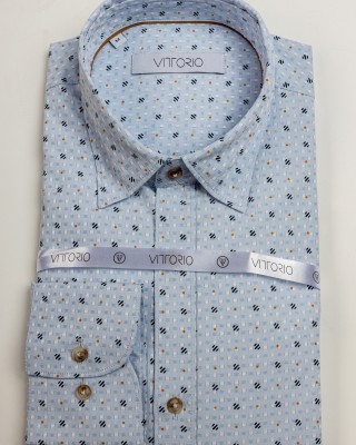 Πουκάμισο Vittorio γαλαζιό