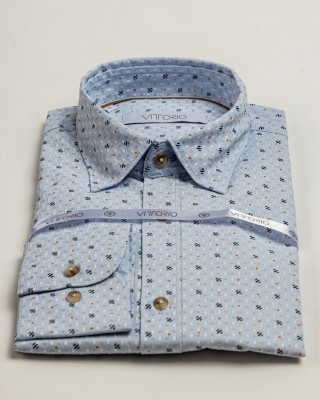 Πουκάμισο Vittorio γαλαζιό