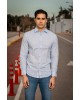 Πουκάμισο Jack n Jones γαλάζιο SLIM FIT