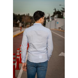 Πουκάμισο Jack n Jones γαλάζιο Πουκάμισο Jack n Jones γαλάζιο