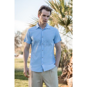 Πουκάμισο Jack n Jones γαλάζιο