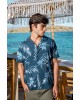 Πουκάμισο Marcus μπλε SLIM FIT