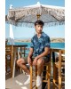 Πουκάμισο Marcus μπλε SLIM FIT