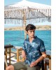 Πουκάμισο Marcus μπλε SLIM FIT