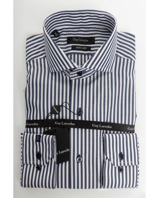 Πουκάμισο Guy Laroche μπλε SLIM FIT
