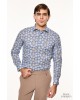 Πουκάμισο Artisti Italiani μπλέ SLIM FIT