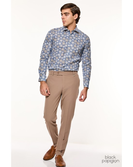 Πουκάμισο Artisti Italiani μπλέ SLIM FIT